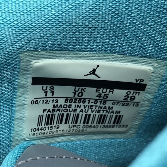 Nike Air Jordan V IV III 543 Sz 11 Shoes Flight Club Retro Blue Gray 602661-015 - Picture 2 of 12